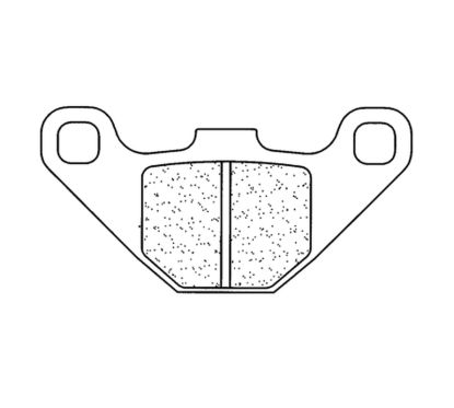 Plaquettes de frein CL BRAKES Quad métal fritté - 2469ATV1