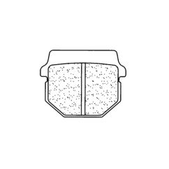 Plaquettes de frein CL BRAKES Quad métal fritté - 2469ATV1