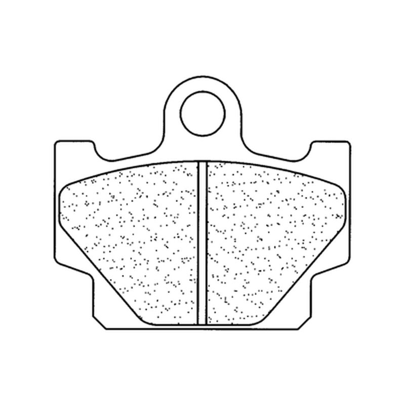 Plaquettes de frein CL BRAKES route métal fritté - 2802A3+