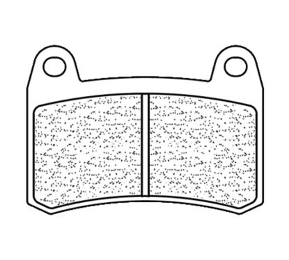 Plaquettes de frein CL BRAKES route métal fritté - 1274S4