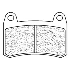 Plaquettes de frein CL BRAKES route métal fritté - 1274A3+