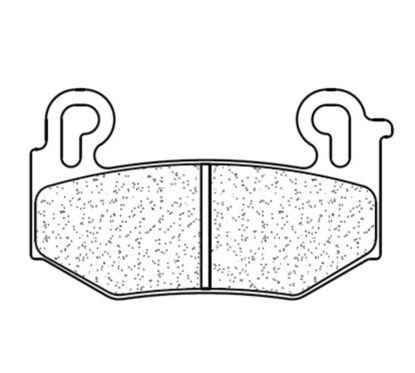 Plaquettes de frein CL BRAKES route métal fritté - 1280XBK5
