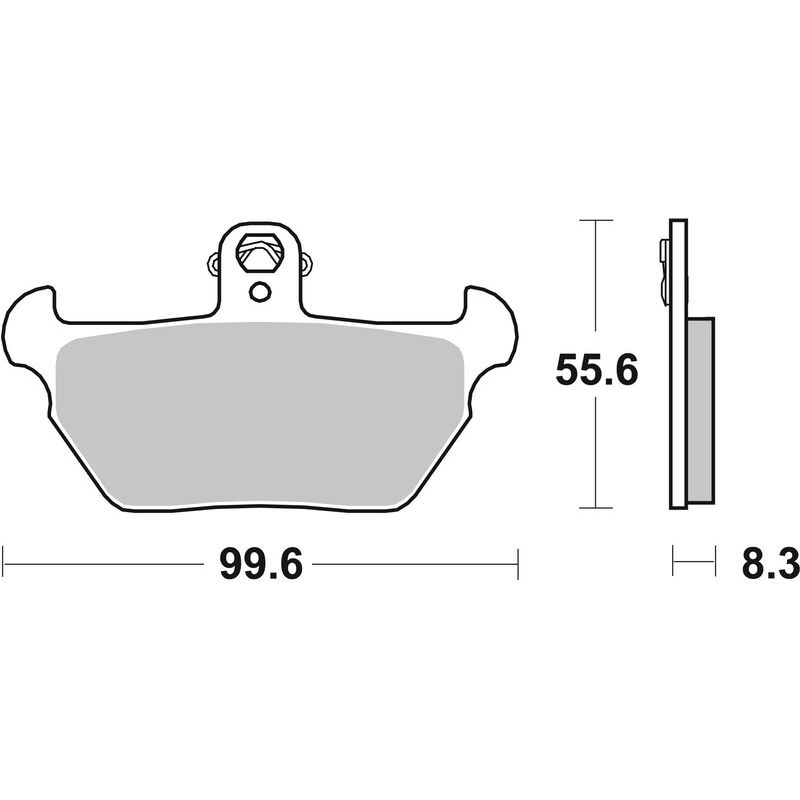 Plaquettes de frein BREMBO route carbone céramique - 07BB2207 Plaquettes de frein BREMBO route carbone céramique - 07BB2207