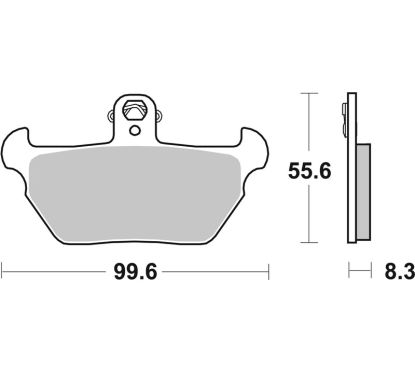 Plaquettes de frein BREMBO route carbone céramique - 07BB2207