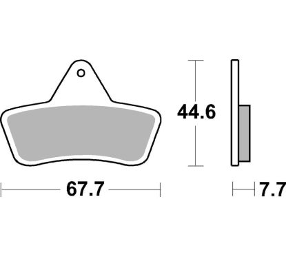 Plaquettes de frein BREMBO Off-Road métal fritté - 07GR54SD
