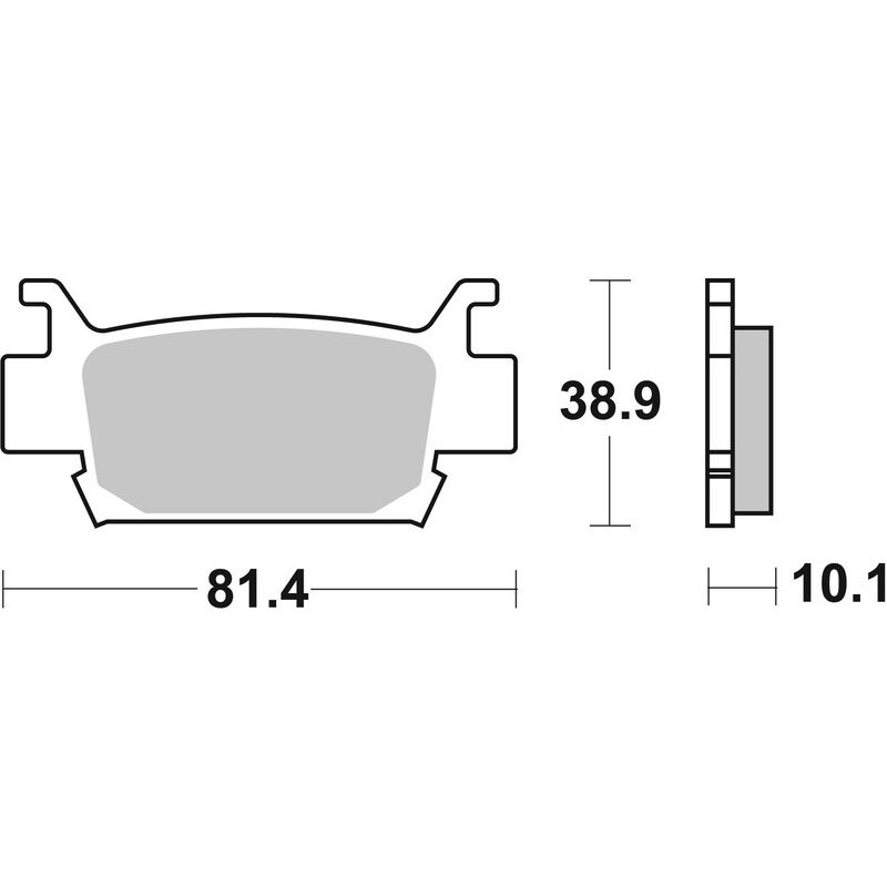Plaquettes de frein BREMBO Off-Road métal fritté - 07HO58SD Plaquettes de frein BREMBO Off-Road métal fritté - 07HO58SD