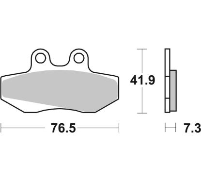 Plaquettes de frein BREMBO route carbone céramique - 07GR1406