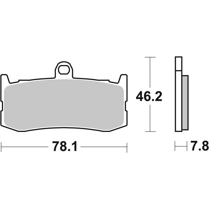 Plaquettes de frein BREMBO carbone céramique - 07GR06RC