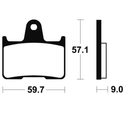 Plaquettes de frein TECNIUM Performance métal fritté - MR265