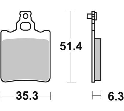 Plaquettes de frein BREMBO Off-Road métal fritté - 07BB13SD