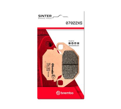 Plaquettes de frein BREMBO Scooter métal fritté - 07022XS