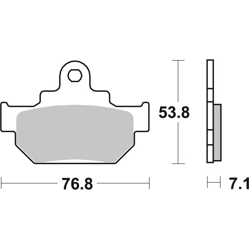 Plaquettes de frein BREMBO route carbone céramique - 07SU0904 Plaquettes de frein BREMBO route carbone céramique - 07SU0904