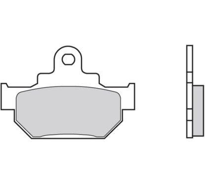Plaquettes de frein BREMBO route carbone céramique - 07SU0808