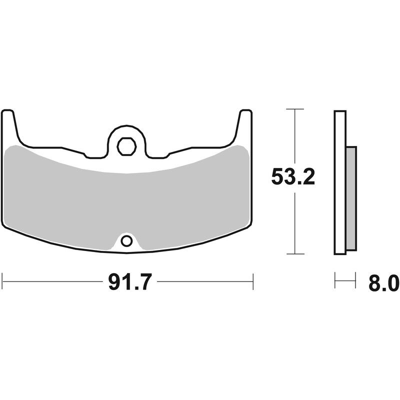 Plaquettes de frein BREMBO route carbone céramique - 07HO1406 Plaquettes de frein BREMBO route carbone céramique - 07HO1406