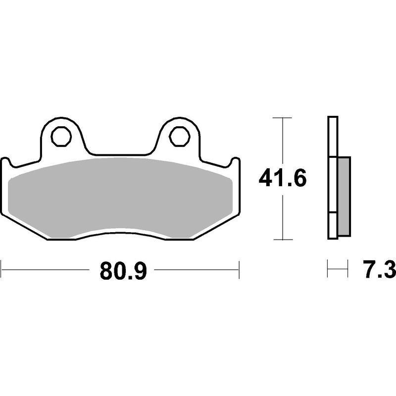 Plaquettes de frein BREMBO Off-Road métal fritté - 07HO15SD Plaquettes de frein BREMBO Off-Road métal fritté - 07HO15SD