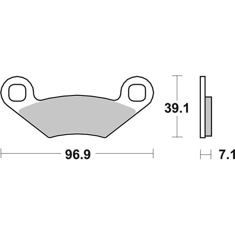Plaquettes de frein BREMBO Off-Road métal fritté - 07PO01SX Plaquettes de frein BREMBO Off-Road métal fritté - 07PO01SX