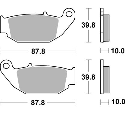 Plaquettes de frein BREMBO Off-Road métal fritté - 07HO61SD