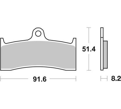 Plaquettes de frein BREMBO route/sport métal fritté - 07KA20SR