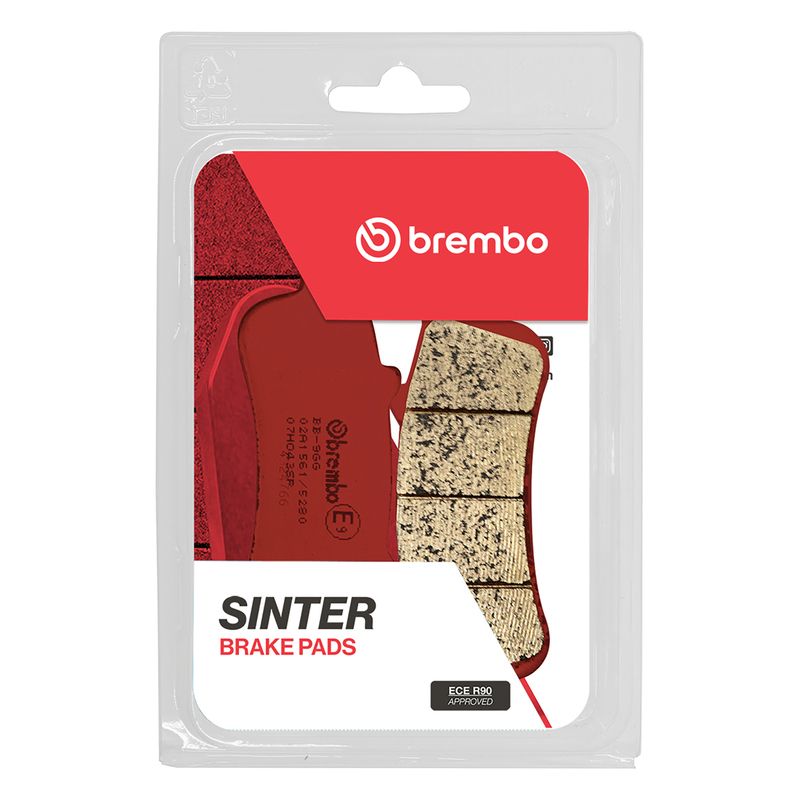 Plaquettes de frein BREMBO route métal fritté - 07HO43SP Plaquettes de frein BREMBO route métal fritté - 07HO43SP