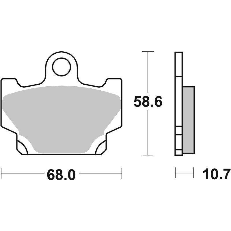 Plaquettes de frein BREMBO route carbone céramique - 07YA1011 Plaquettes de frein BREMBO route carbone céramique - 07YA1011