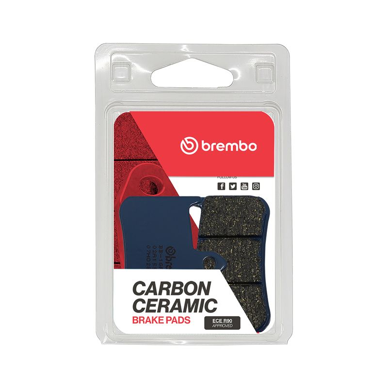 Plaquettes de frein BREMBO route carbone céramique - 07HO2807 Plaquettes de frein BREMBO route carbone céramique - 07HO2807