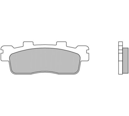 Plaquettes de frein BREMBO Scooter carbone céramique - 07085CC