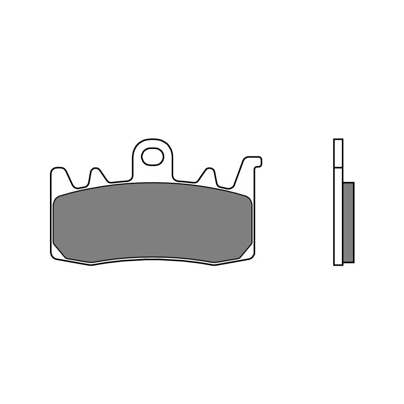 Plaquettes de frein BREMBO métal fritté - 07BB3884