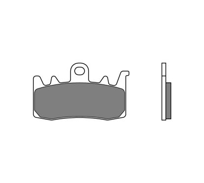 Plaquettes de frein BREMBO métal fritté - 07BB3884