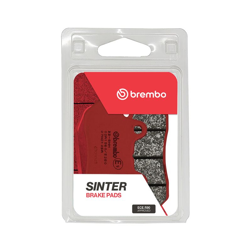 Plaquettes de frein BREMBO route métal fritté - 07HO10SA
