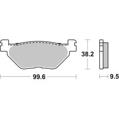 Plaquettes de frein BREMBO carbone céramique - 07YA3908