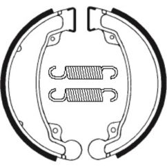 Mâchoires de frein TECNIUM Scooter/Street/Quad organique - BA069