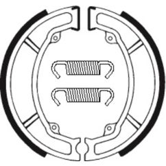 Mâchoires de frein TECNIUM Off-Road/Quad organique - BA104