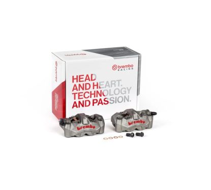 Paire d'étrier de frein avant radial BREMBO UPGRADE GP4-RS 4 pistons Ø30mm