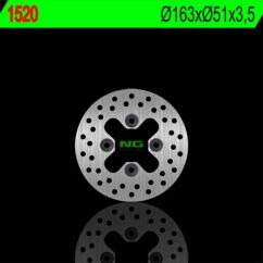 Disque de frein NG BRAKES rond fixe