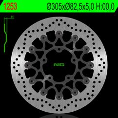 Disque de frein NG BRAKES rond flottant