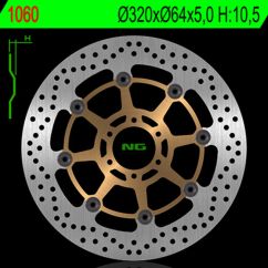 Disque de frein NG BRAKES rond flottant