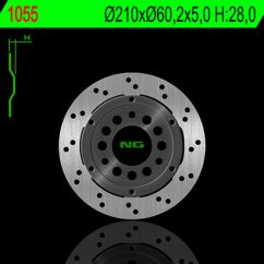Disque de frein NG BRAKES rond flottant