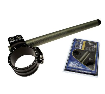 Guidons bracelet RENTHAL Original Ø53mm hauteur +0mm déport +40mm/7° noir