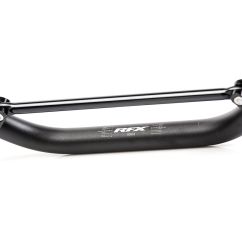 Guidon conique avec barre transversale RFX Pro Series F8 RC High - 28,6 mm - noir