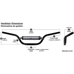 Guidon RENTHAL Fatbar 604 Guidon RENTHAL Fatbar 604