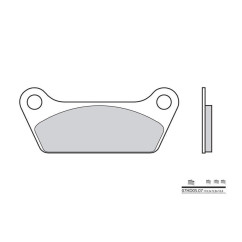 Plaquettes de frein origine BREMBO - 07HD05 07 - Organique