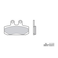 Plaquettes de frein BREMBO - 07007CC - Carbone céramique avant