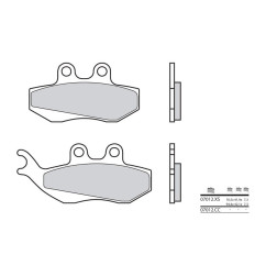 Plaquettes de frein BREMBO - 07012CC - Carbone céramique avant