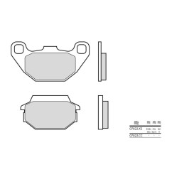 Plaquettes de frein BREMBO - 07022CC - Carbone céramique avant