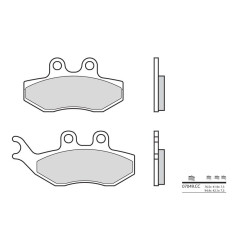 Plaquettes de frein BREMBO - 07049CC - Carbone céramique avant