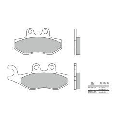 Plaquettes de frein BREMBO - 07056XS - Métal fritté avant