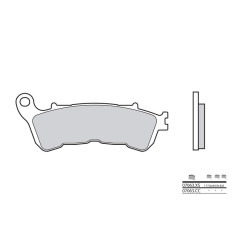 Plaquettes de frein BREMBO - 07063CC - Carbone céramique avant