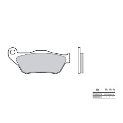 Plaquettes de frein BREMBO - 07065CC - Carbone céramique avant