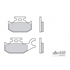 Plaquettes de frein BREMBO - 07070CC - Carbone céramique avant