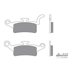 Plaquettes de frein BREMBO - 07093CC - Carbone céramique avant